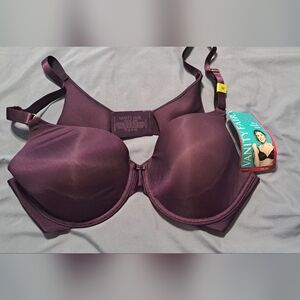 Vanity Fair Purple Underwire Bra with Molded Cups - 38B